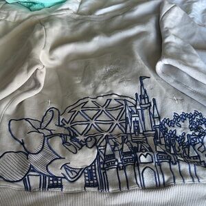 Disney Cream and Blue Skincare Sweatshirt